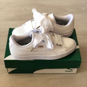 Puma Basket Heart Patent Sneaker